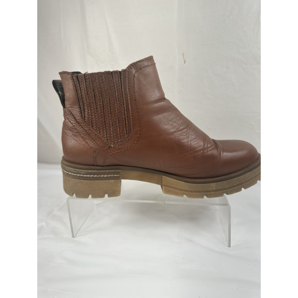 Musse & Cloud CHELSEA PLATFORM BOOT BROWN LUG SOLE - Picture 9 of 14